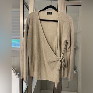 VICI Cross tied long sleeve sweater